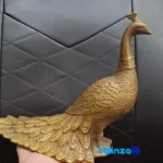 China Royal Peacock Bronze Statue 23x12x19 cm - Front view showing design and key details