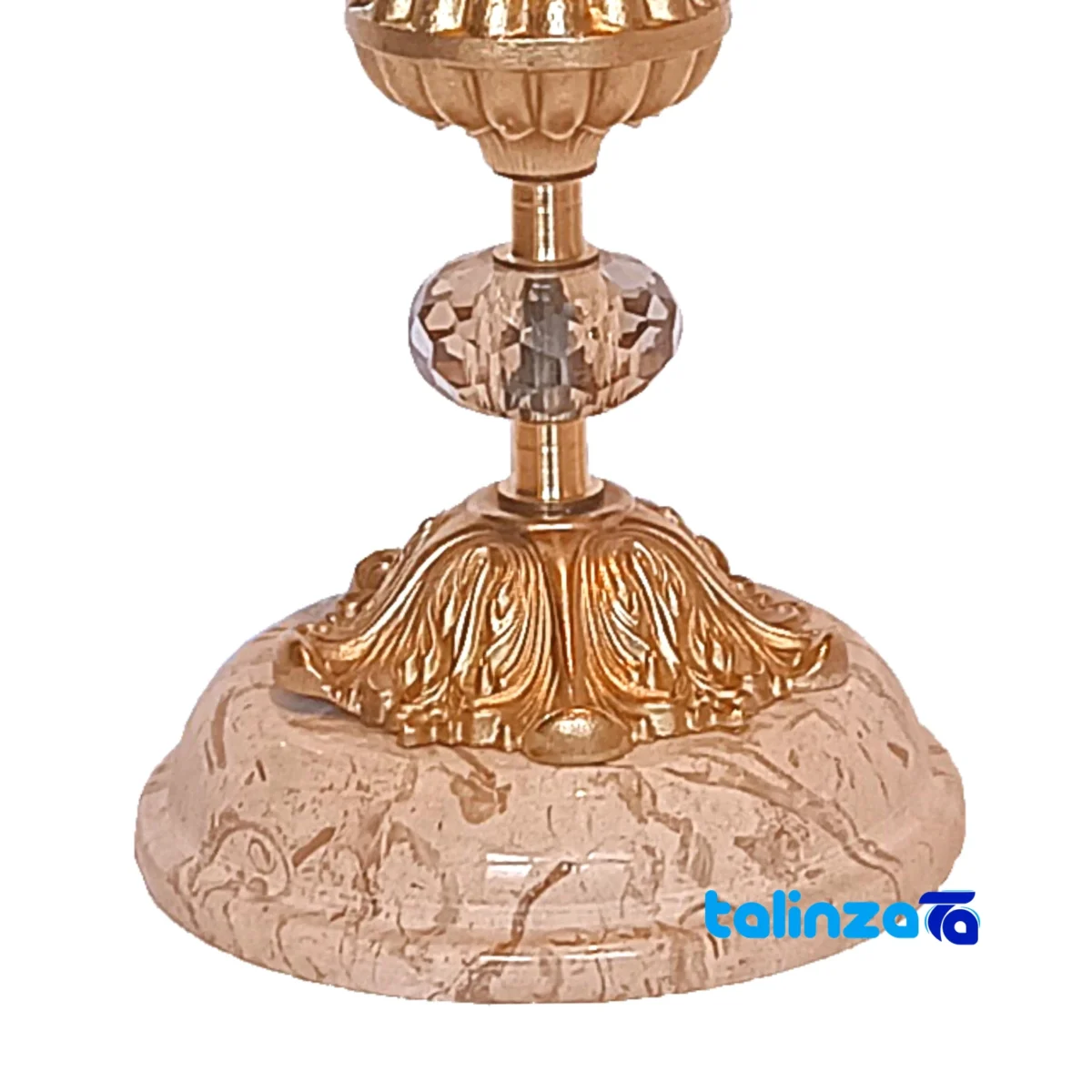 Package front of Brass Candle Holder Set H-1327 Elegant Design product labeling and brand
