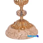 Package front of Brass Candle Holder Set H-1327 Elegant Design product labeling and brand