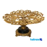 H-1264 Brass Sweet Dish Decorative Elegance - Front view showing design and key details