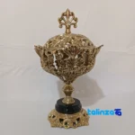Bronze Decorative Candy Dish Model Golbarg design and key details (Front view)
