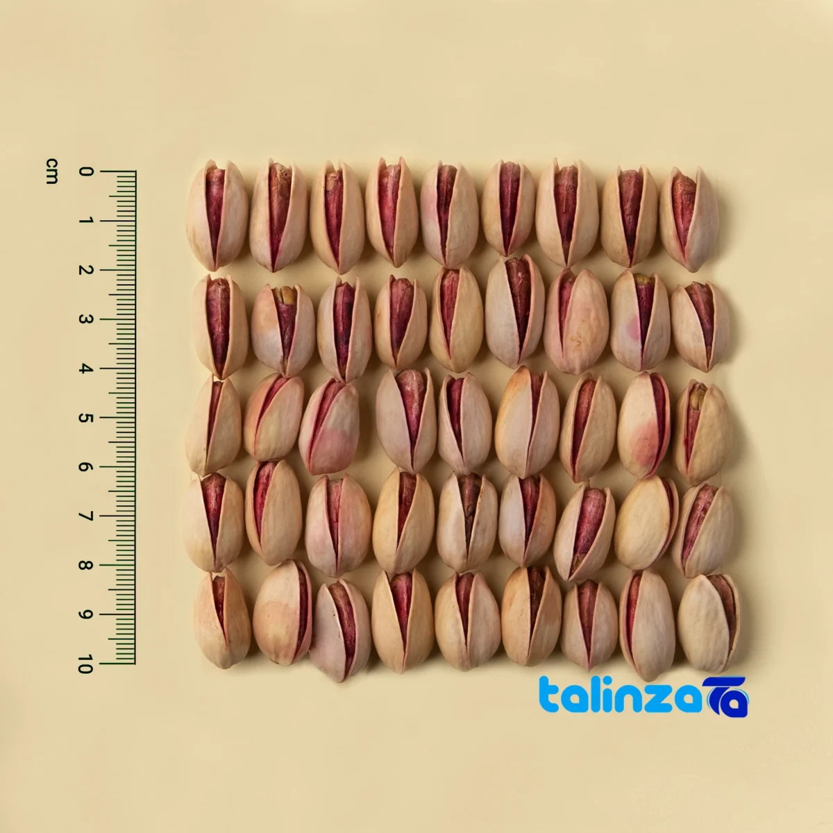 Front view of Pistaco Roasted Ahmad Aghaei Pistachios Medium design and key details