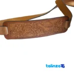 Front view of Handmade Women's Shoulder Bag Lovebird Design and key details