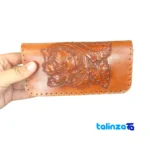 Front view of R24 Handmade Women's Handbag with Wallet design and key details