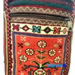 Front view of K-S-1 Handmade Women's Shoulder Bag Khorasan Razavi design and key details