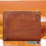 Front view of Handmade Leather Bag LM332 Unique Design and key details