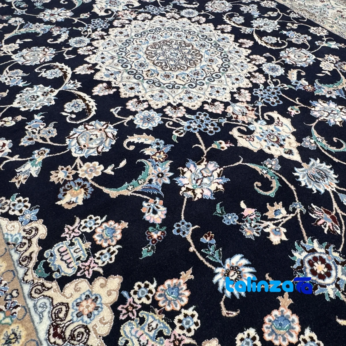 Full spread of Nain Handwoven Rug Model 1422 overall design layout