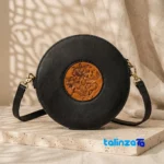 Shahrzanan Handcrafted Women's Shoulder Bag Baharan Toranj design and key details (Front view)