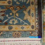 Persian Handwoven Rug Sultanabad Model Hand wash only - Top view showing pattern and color tone