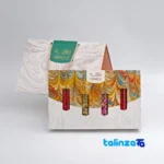Aghile Super Negin Saffron Gift Set with Cardamom and Rose product labeling brand (Package front)