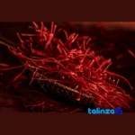 Front view of Mehrazar Super Negin Saffron Premium Quality grade and packaging