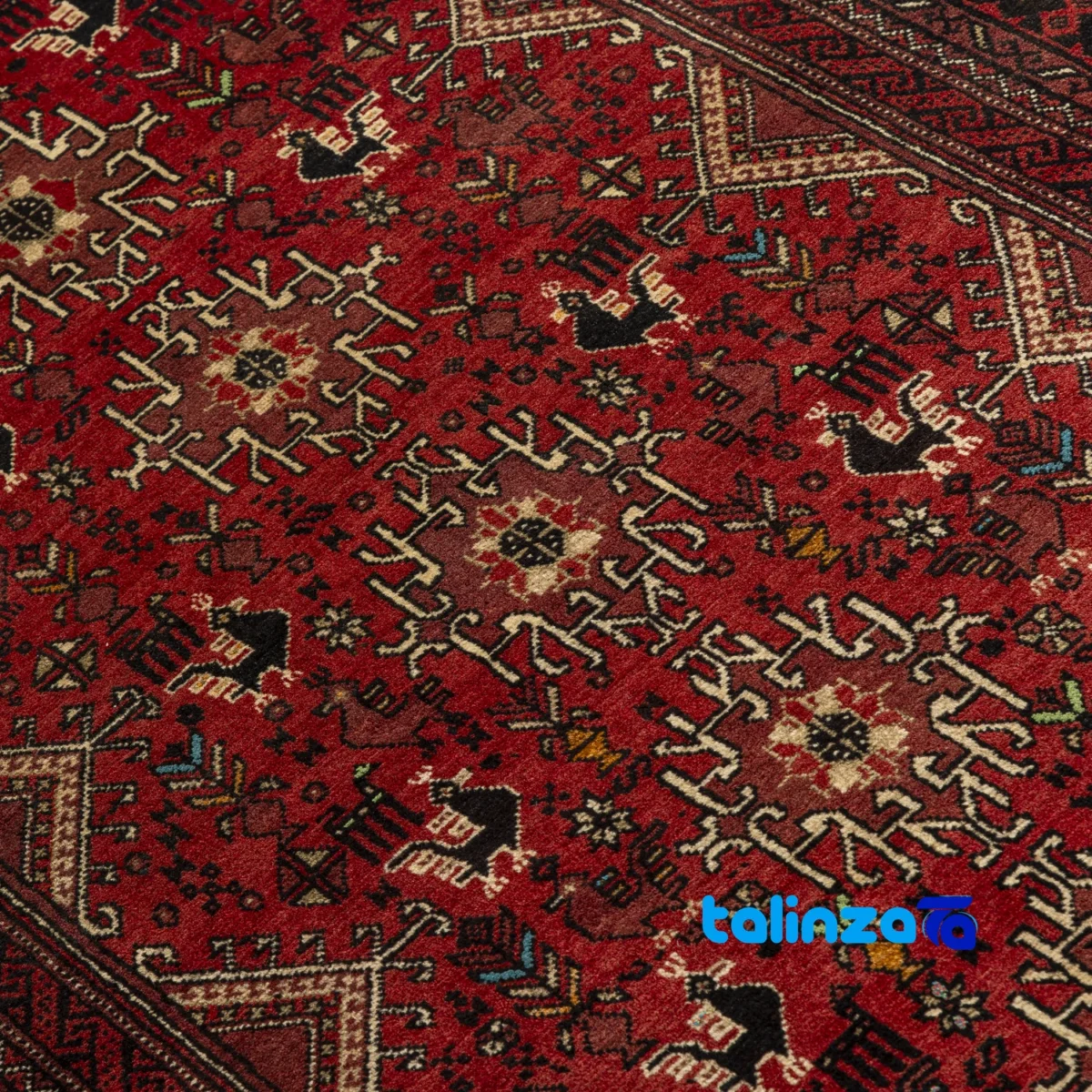 Handcrafted Baluch Rug Model 19.34.2793 pattern and color tone (Top view)