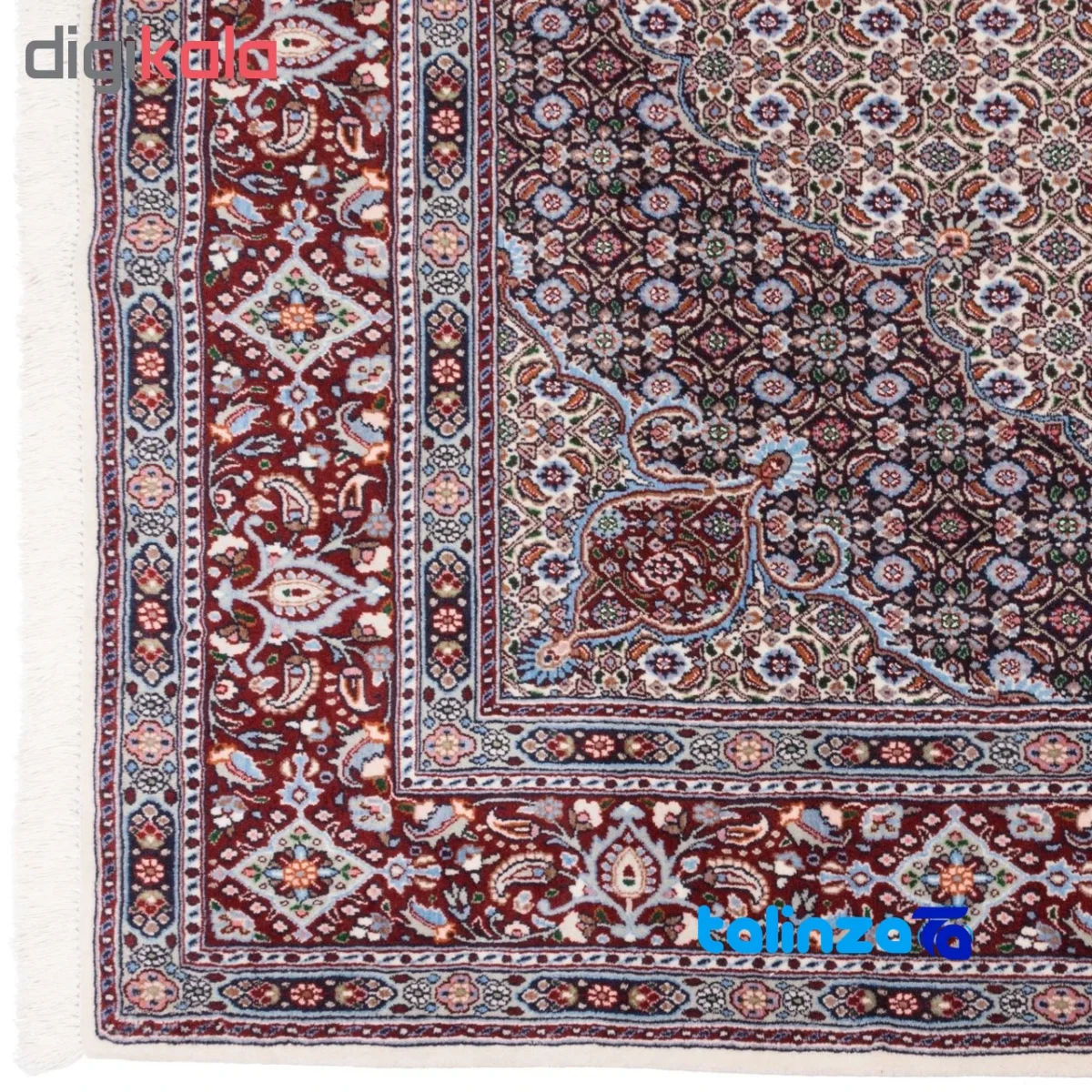 Full spread of C Persia Handwoven Area Rug Unique Fish Design overall layout