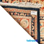 Handwoven Persian Carpet Unique Design 257 × pattern and color tone (Top view)