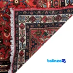 Handwoven Carpet Hamadan Design Beautiful Copper - Full spread showing overall layout