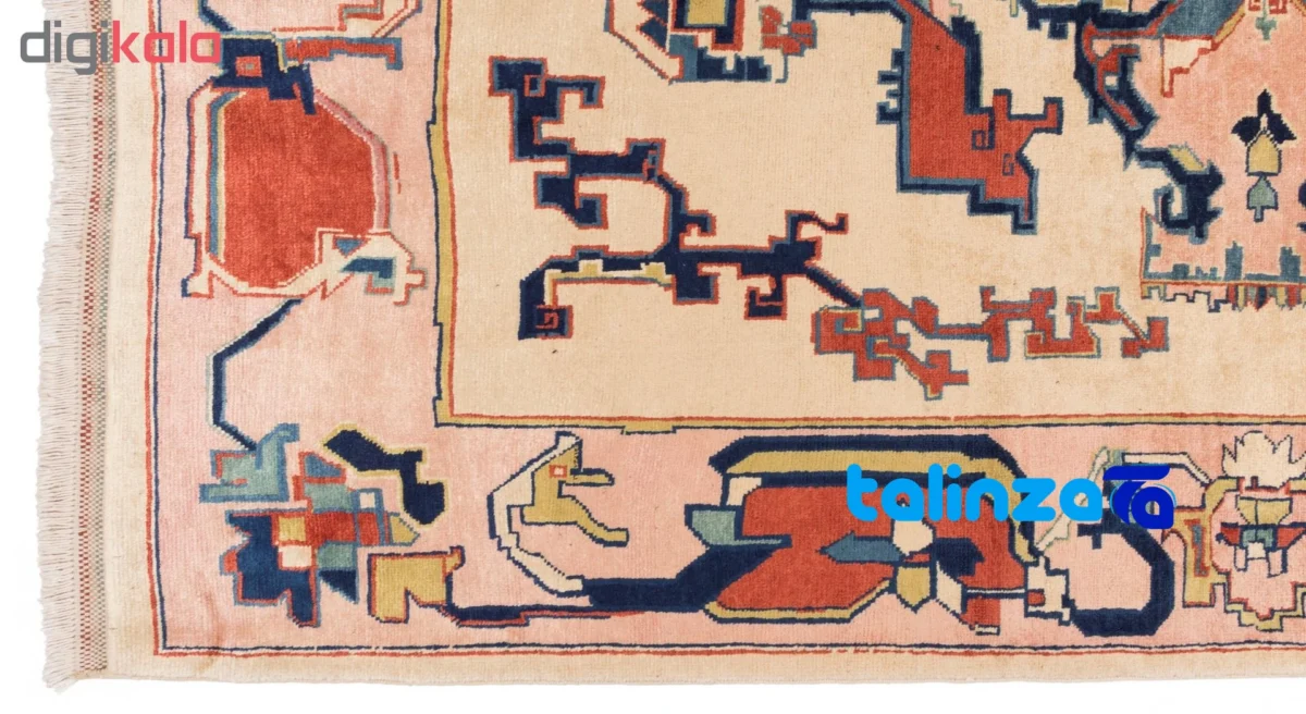 Si Persia Handwoven Rug Geometric Design - Full spread showing overall layout