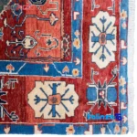 Si Persia Handwoven Rug Green - Full spread showing overall design layout