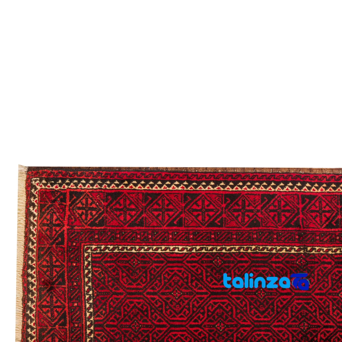 Traditional Handwoven Persian Rug Model Baloch - Full spread showing overall design layout