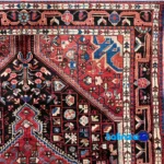 Toisarakan Handwoven Rug Traditional Design Black overall layout (Full spread)