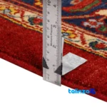 Top view of Si Persia Handwoven Carpet Luxurious Burgundy Design pattern and color tone