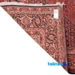 Full spread of Cypress Persian Handwoven Rug Red 255x248x2 cm overall design layout