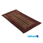 Handwoven Rug Model Baluch Cream Design 151x78x1 cm overall layout (Full spread)