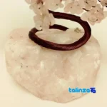 Quartz Rose Decorative Tree Model Piece - Front view showing design and key details
