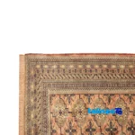 Turkmen Handwoven Area Rug - Rich Color and Craftsmanship - Full spread showing overall design layout