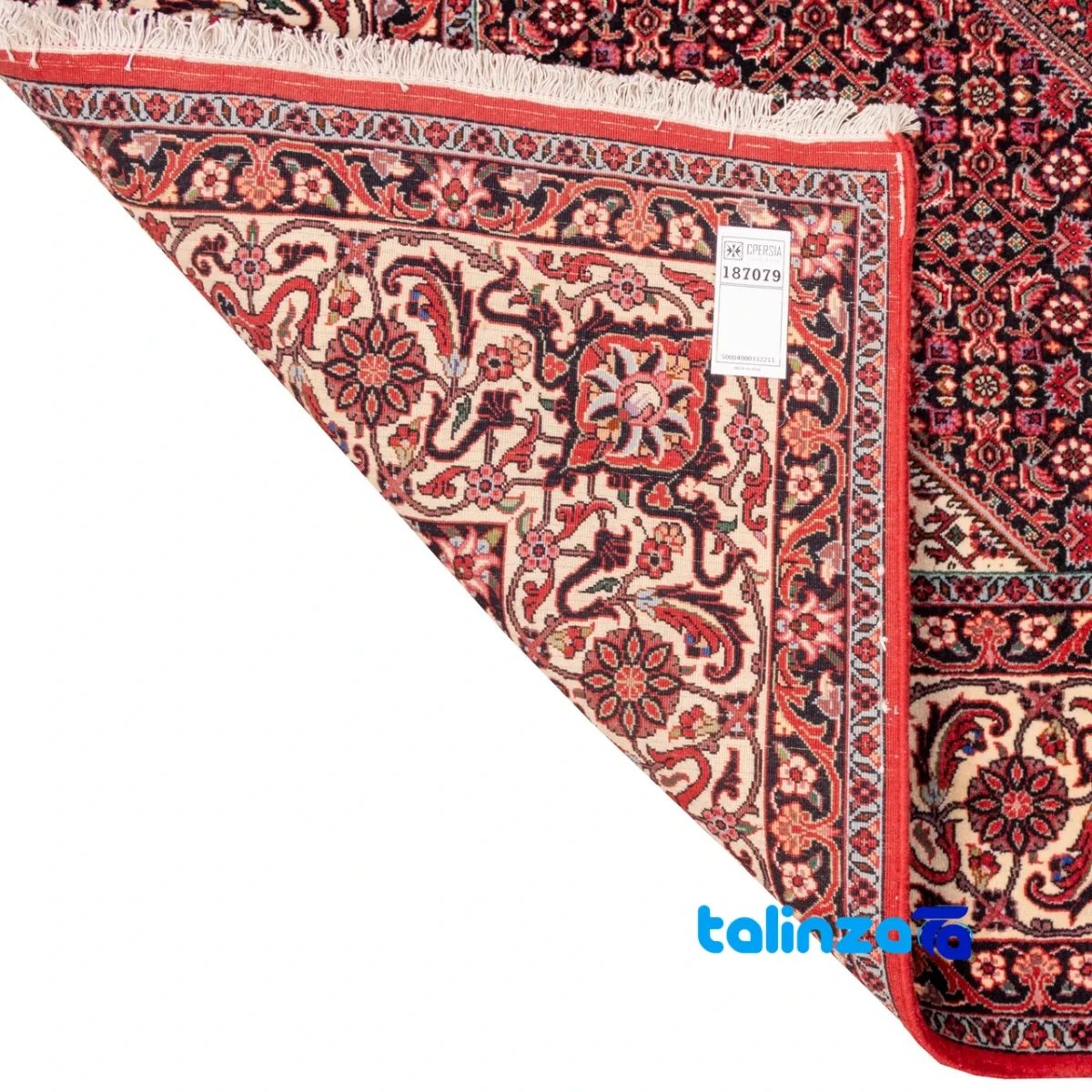 C Persia Handwoven Rug Unique Design pattern and color tone (Top view)