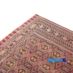 Turkmen Handwoven Carpet Model 401864 Rich Color overall design layout (Full spread)