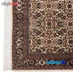 C Persia Handwoven Rug - Elegant Cream Design pattern and color tone (Top view)