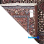 Top view of Cypressia Handwoven Rug Traditional Design Cream pattern and color tone