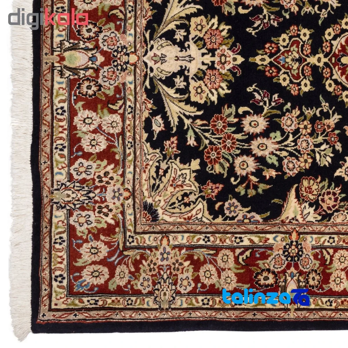 Persia Handwoven Rug Unique Design - Top view showing pattern and color tone