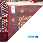 Top view of Persia Carpets Handwoven Rug Elegant Cream Design pattern and color tone