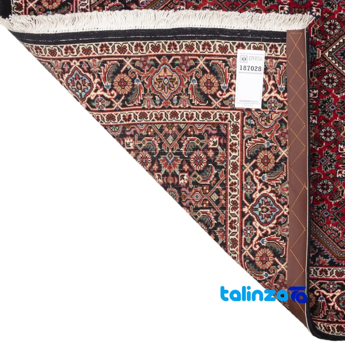 Si Persia Handwoven Rug Red 184x110 cm - Full spread showing overall design layout