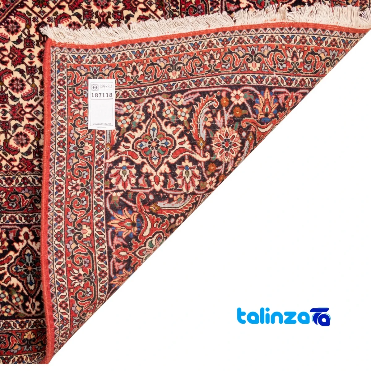 Si Persia Handwoven Rug Luxurious Design - Top view showing pattern and color tone