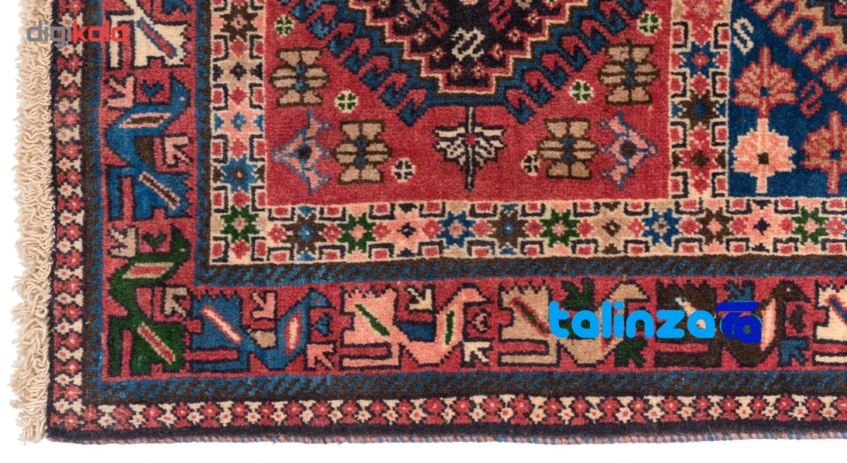 Top view of Se Persia Handwoven Carpet - Colorful Design pattern and color tone