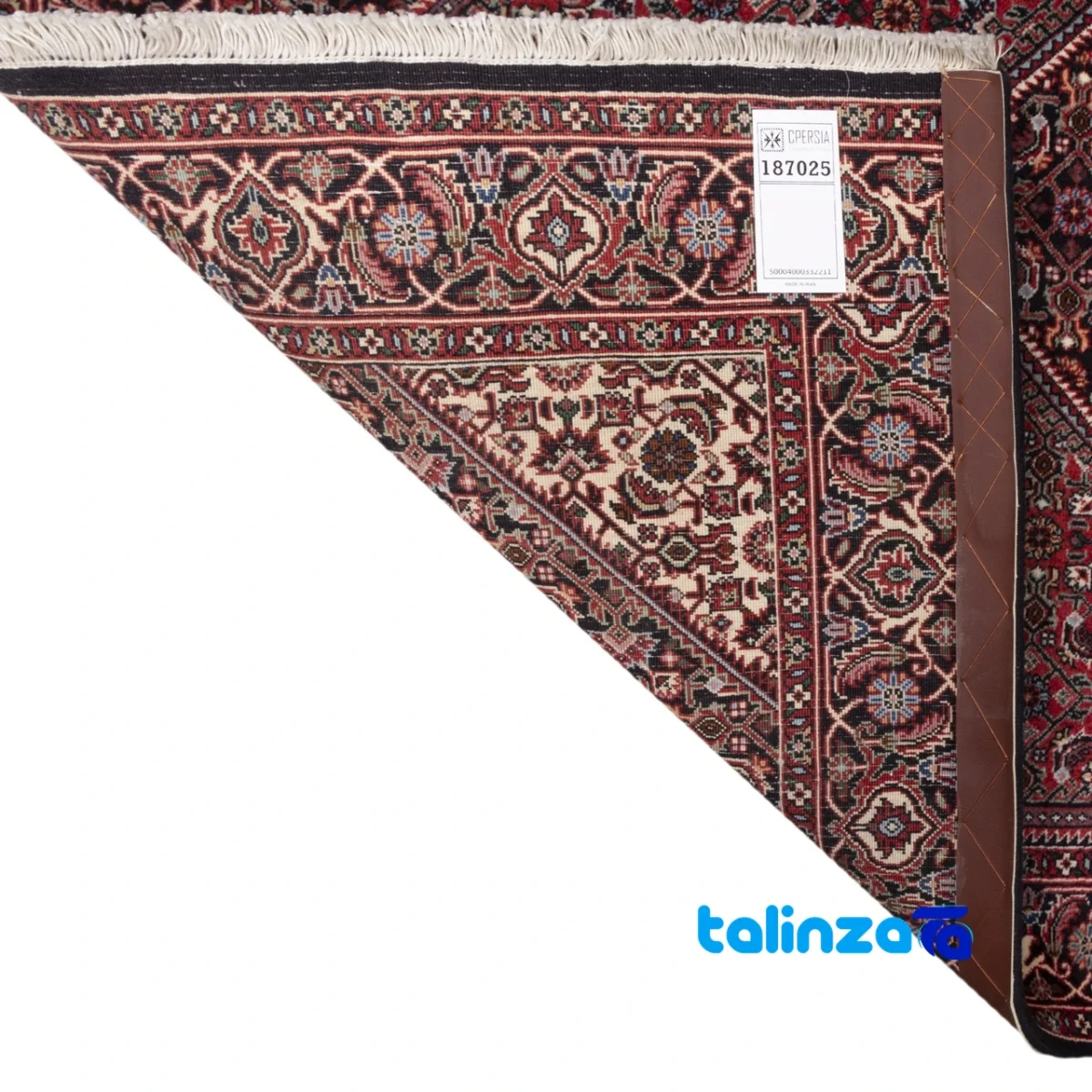 Si Persia Handwoven Carpet Red Design 176x110x1 cm pattern and color tone (Top view)