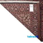 Si Persia Handwoven Carpet Red Design 176x110x1 cm pattern and color tone (Top view)