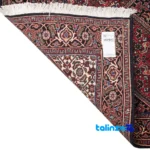 Top view of Si Persia Handwoven Rug Red pattern and color tone