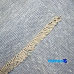 Handwoven Blue Modern Carpet - Code 21 Hand wash only - Top view showing pattern and color tone