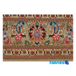 MS Handwoven Rug Latchak Toranj Cream overall design layout (Full spread)
