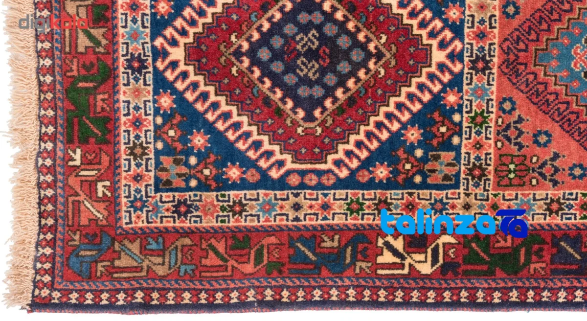 C Persia Handwoven Carpet Unique Design - Top view showing pattern and color tone