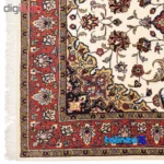 Full spread of Persia Handwoven Carpet Rectangular Cream Design overall layout