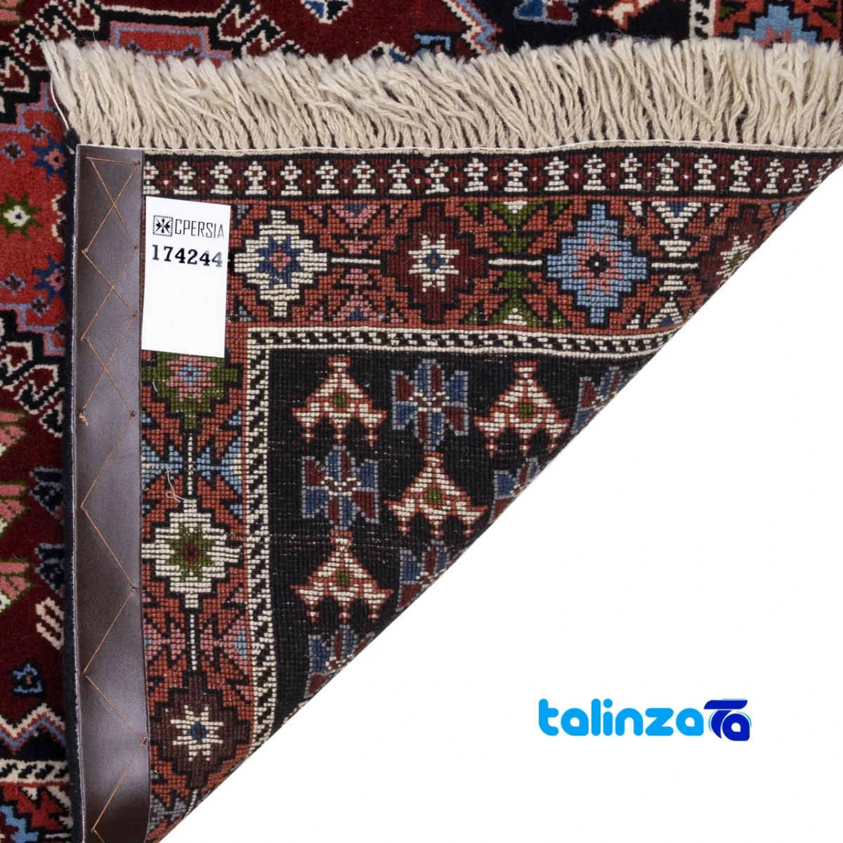 Si Persia Handwoven Runner Vibrant Red design and key details (Front view)