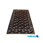 Turkmen Handwoven Carpet NKP.TO.32 Unique Design pattern and color tone (Top view)
