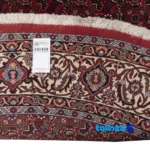 Si Persia Handwoven Carpet Circular Design Red 204x204 cm - Full spread showing overall layout
