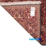 Cypress Persian Handwoven Rug Red - Top view showing pattern and color tone