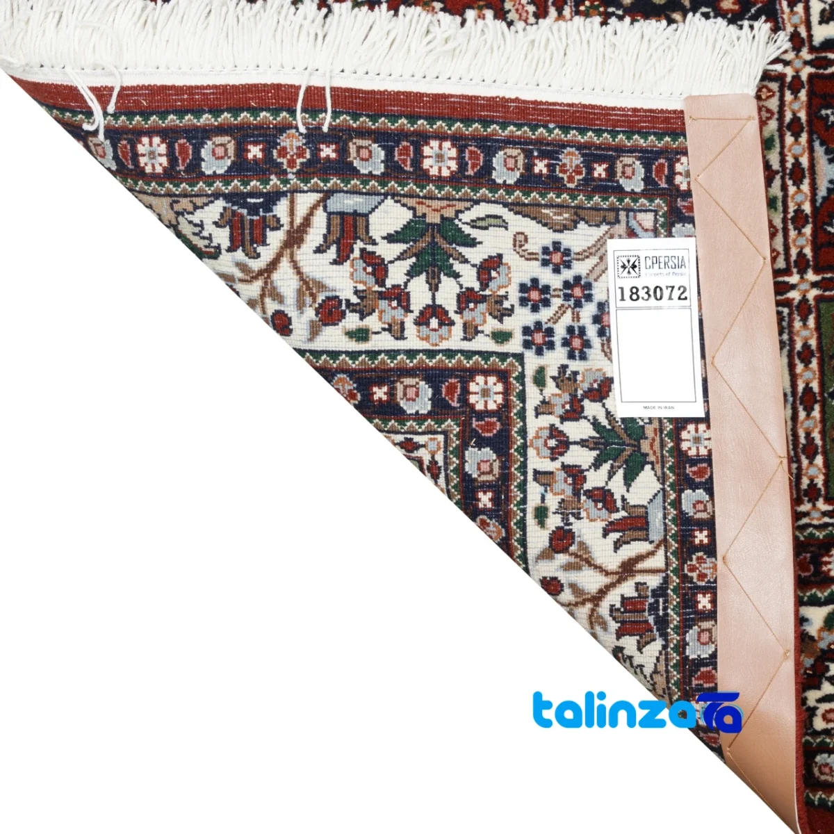 Top view of Persia Handwoven Rug Colorful Design pattern and color tone