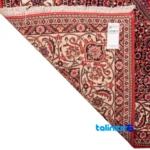 Si Persia Handwoven Carpet Unique Design Red - Full spread showing overall layout